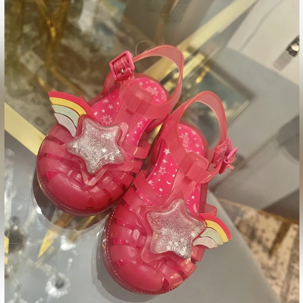 MINI MELISSA MARYJANES FISHERMEN SANDALS SIZE 8